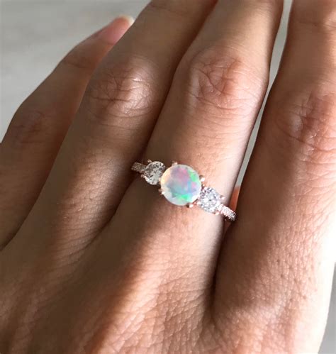 Engagement ring with opal. Things To Know About Engagement ring with opal. 